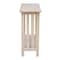 International Concepts Rectangle Mission Entry Table, 31.9 W, 13.2 L, 30 in H, Wood, Unfinished OT-2812 - alternate 6
